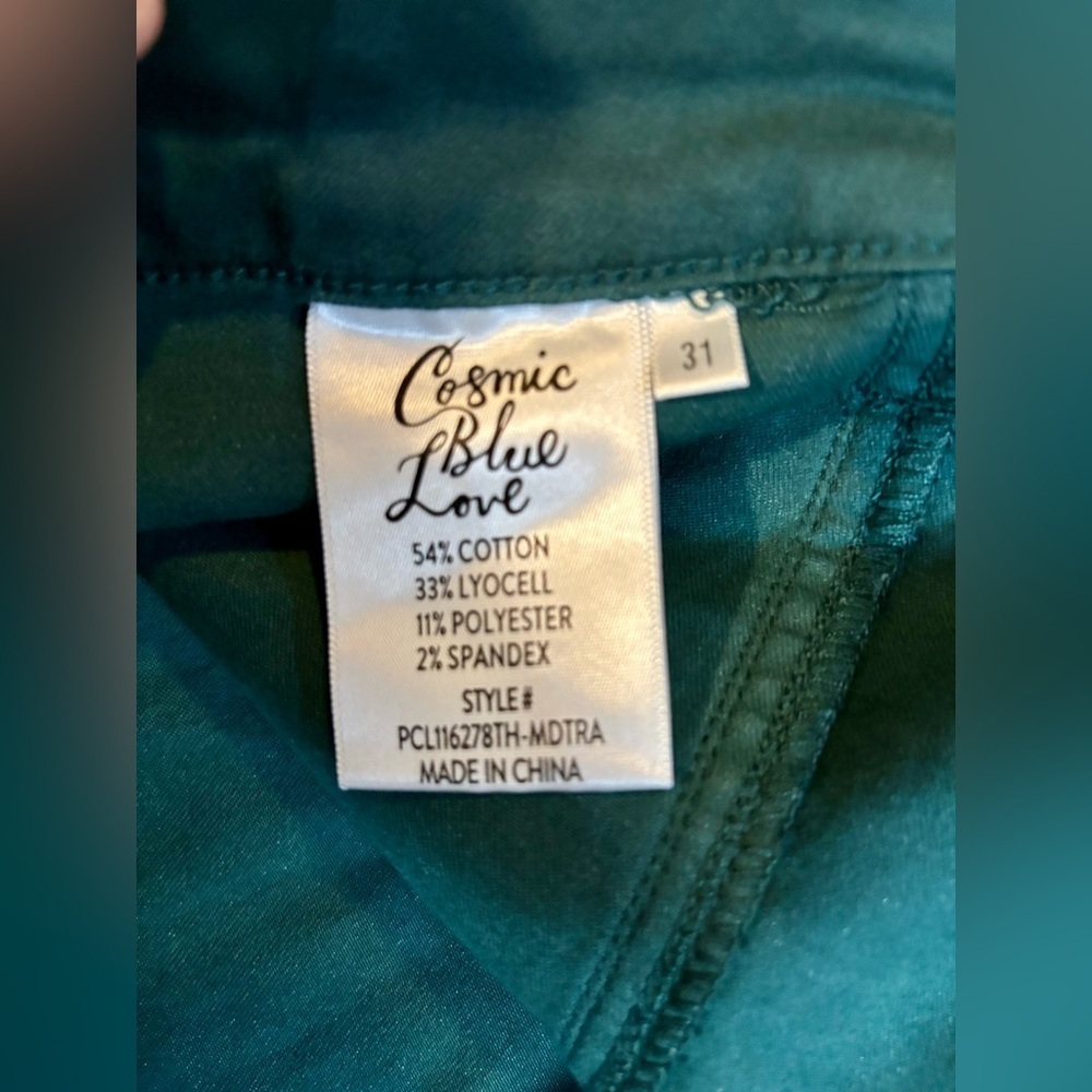 NWOT Cosmic Blue Love by Pistola Women’s‎ Size 31 Hannah Cargo Skinny Pants - Picture 5 of 7